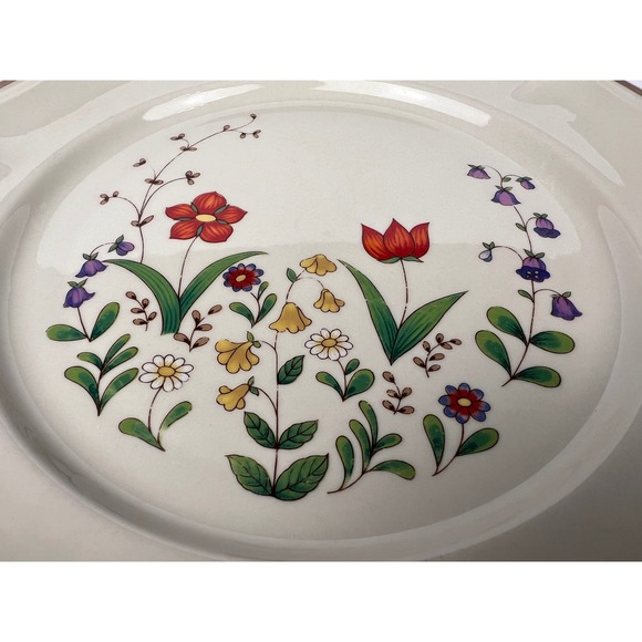 Vintage Newcor 1986 Stoneware 6001 Spring Garden Dinner Plate Replacement - Picture 3 of 6